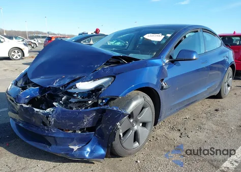 2023 Tesla Model 3 Rear-Wheel Drive z USA, uszkodzony, nr VIN 5YJ3E1EAXPF476600